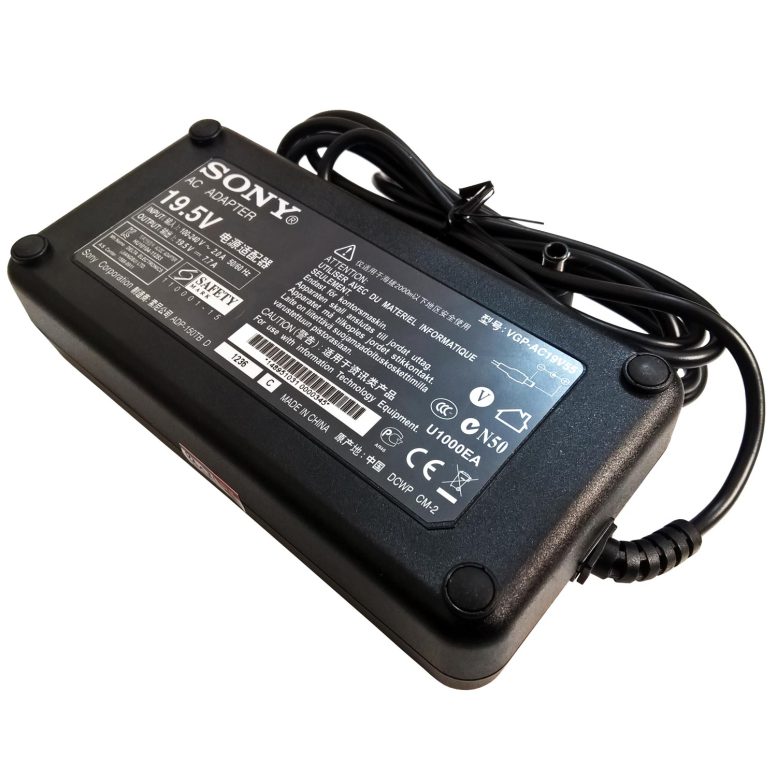شارژر اورجینال لپ تاپ سونی Sony 19.5V 7.7A