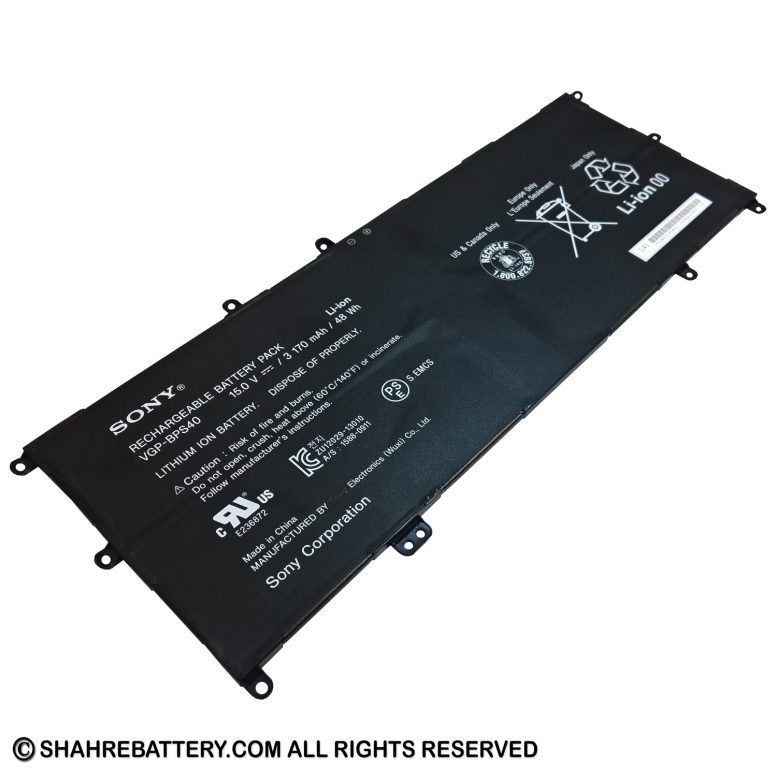 باتری اورجینال لپ تاپ سونی Sony VGP-BPS40