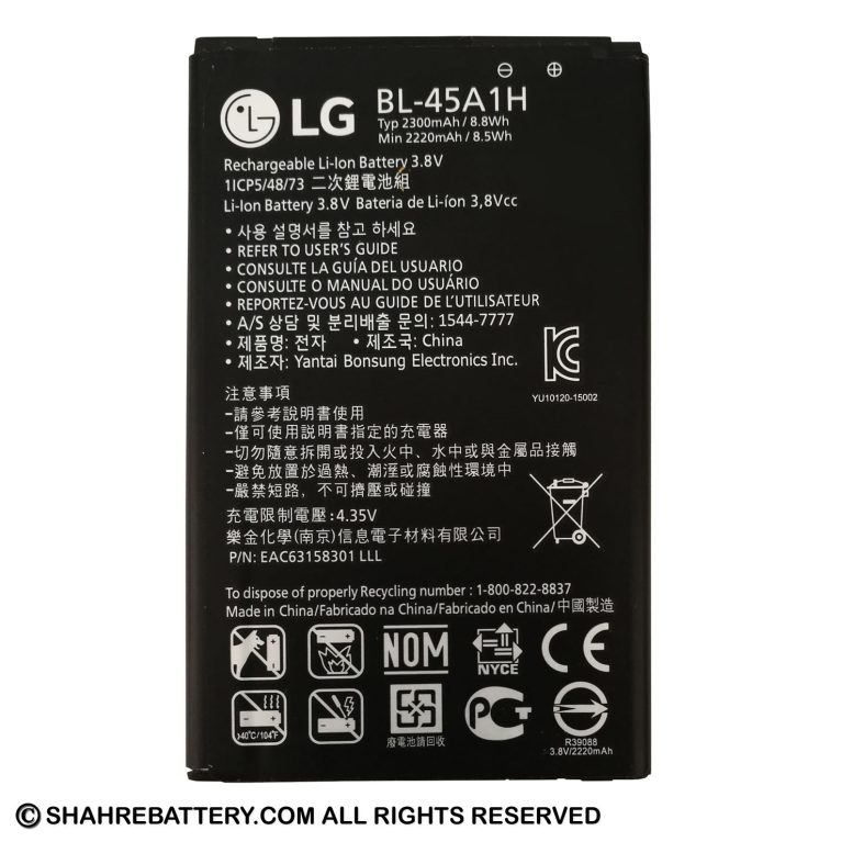 باتری اورجینال موبایل ال جی LG K10 BL-45A1H
