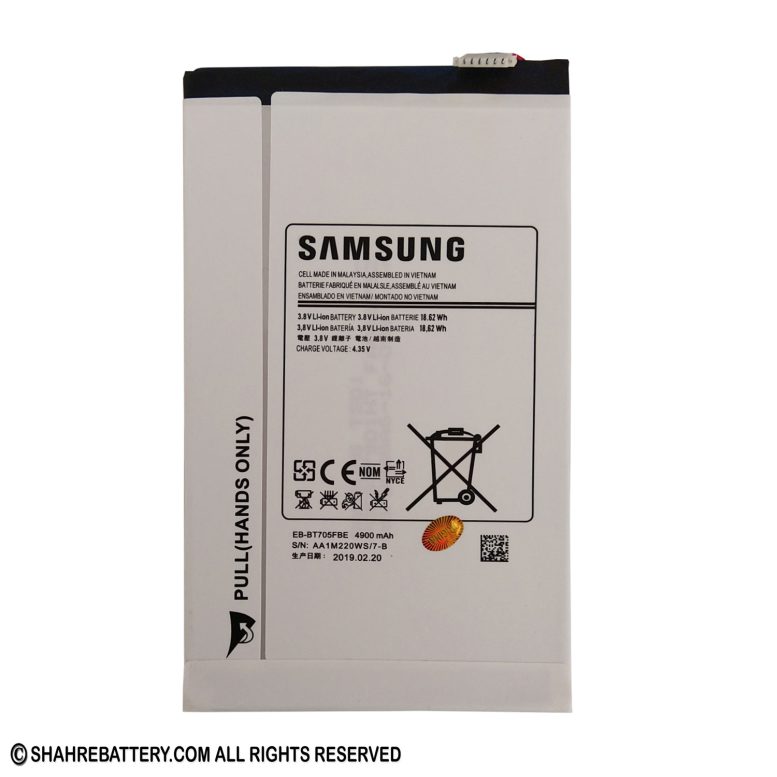 باتری اورجینال تبلت سامسونگ گلکسی Samsung Galaxy Tab S – مدل 8.4 اینچی