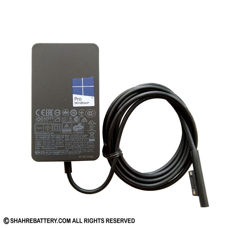 شارژر اورجینال مایکروسافت سرفیس Microsoft Surface 12V 2.58A 36W